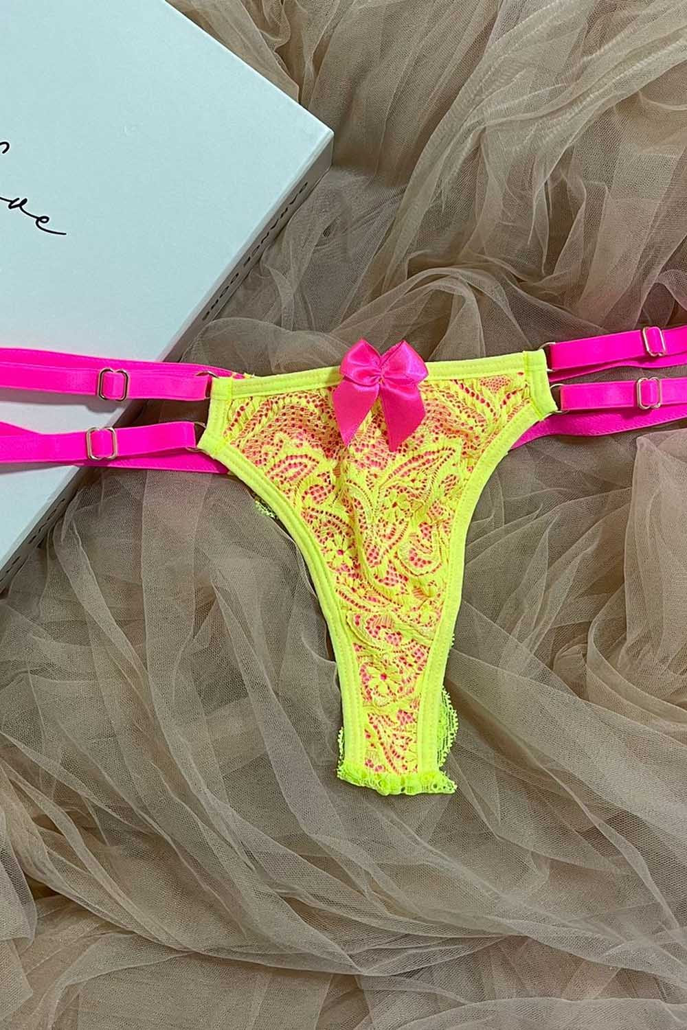 Mia Pink/Yellow panties