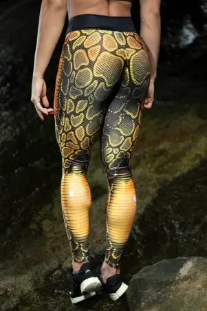 Legging Dynamite Reptilian Amarelo