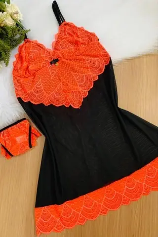 Camisola Neon Vibes Laranja Camisola Neon Vibes Laranja