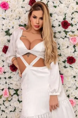 Jessie Off White Sweet Chocolate Dress