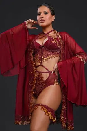 Premium Dy Lane Marsala Set