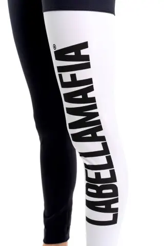 Labellamafia Fan Black Leggings Labellamafia Fan Black Leggings