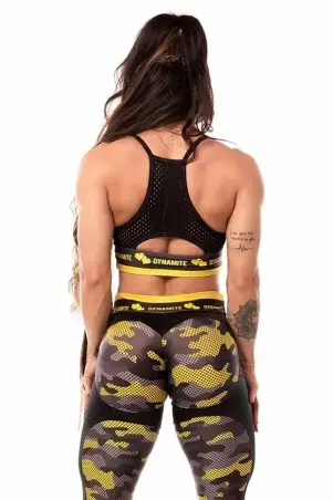 Top Dynamite Nadador Camuflado Amarelo