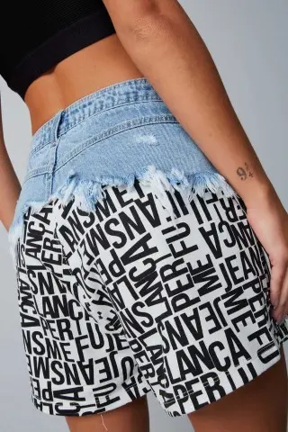 Shorts Jeans Lança Perfume Confort High Shorts Jeans Lança Perfume Confort High