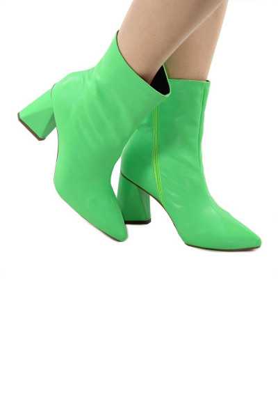 Green Neon Short Boot