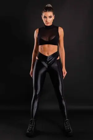 Legging Superhot Shine Cut Preto