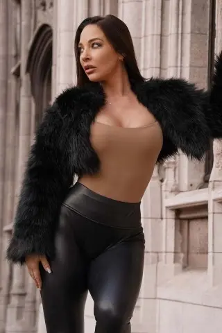 Calça Shine Preta Cirre Calça Shine Preta Cirre