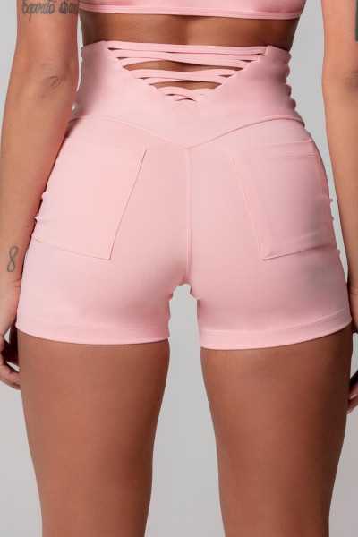 Pink SportsWear Shorts With...
