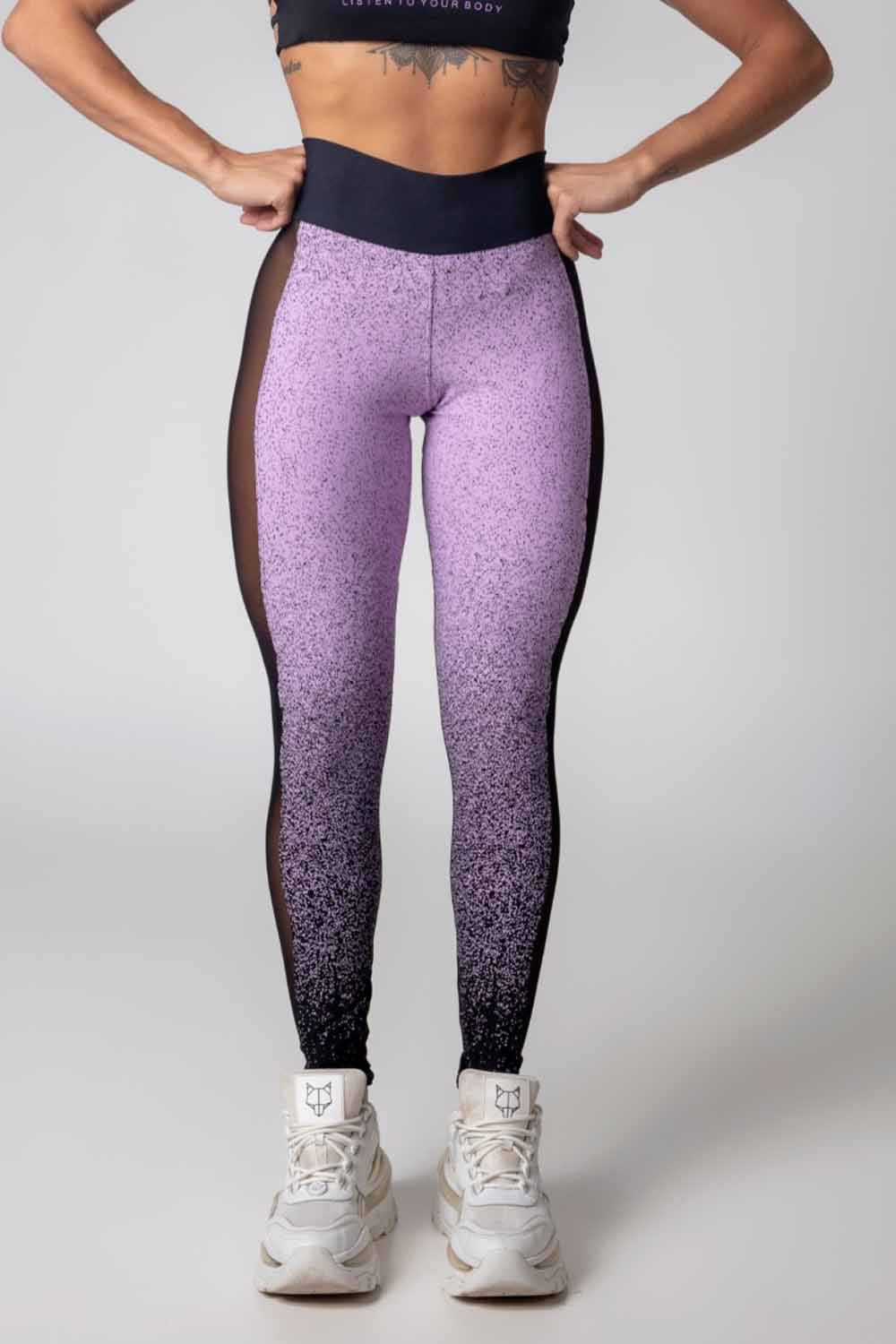 Gym Girl Legging Lilac with Tulle