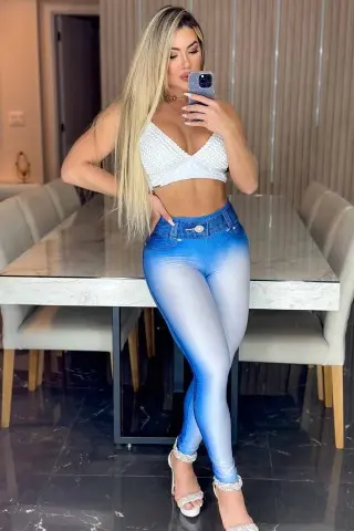 Legging Fake Jeans Romantic Legging Fake Jeans Romantic