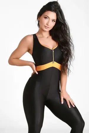 Macacão Fitness feminino Celtic Dynamite Preto