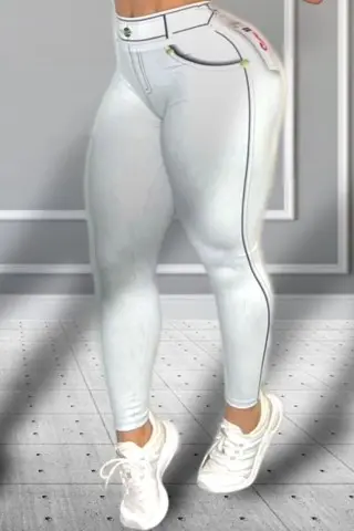 Legging Fake Jeans Barbie Donna Shape Legging Fake Jeans Barbie Donna Shape