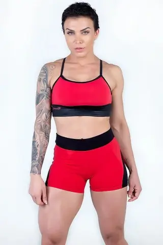 Short Fitness Red Hot Apple Booty Dynamite Short Fitness Red Hot Apple Booty Dynamite