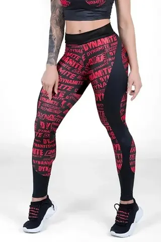 Legging Fitness Redfont Apple Booty Vermelho Preto Dynamite Legging Fitness Redfont Apple Booty Vermelho Preto Dynamite