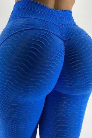 Blue Brocade Fitwave Legging Blue Brocade Fitwave Legging