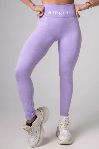 Purple WOMAN Seamles High waist Ankle Length Leggings