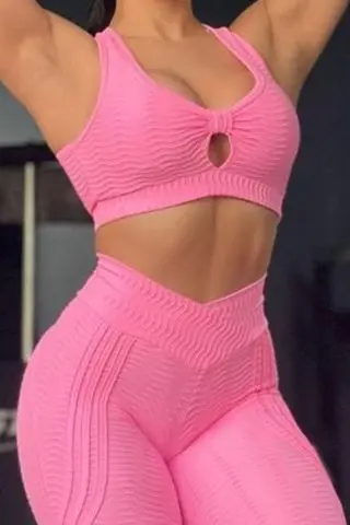 Conjunto Brocado Flower Power Rosa Conjunto Brocado Flower Power Rosa