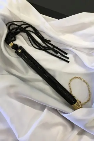 Erotic Black Leather Whip Erotic Black Leather Whip