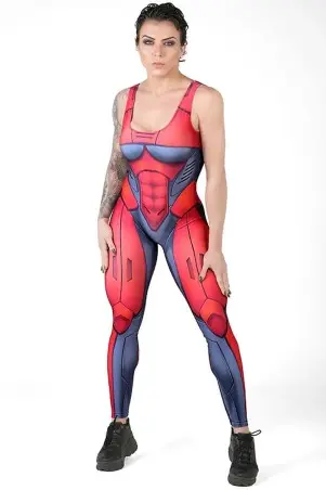 Scarlet Blaze Dynamite Fitness Jumpsuit