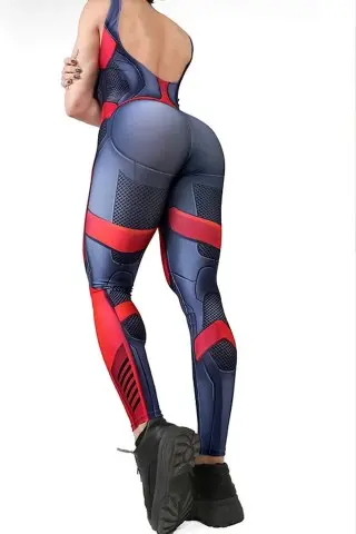 Macacão Fitness Dynamite Scarlet Blaze Macacão Fitness Dynamite Scarlet Blaze