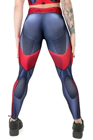Scarlet Blaze Dynamite Fitness Leggings