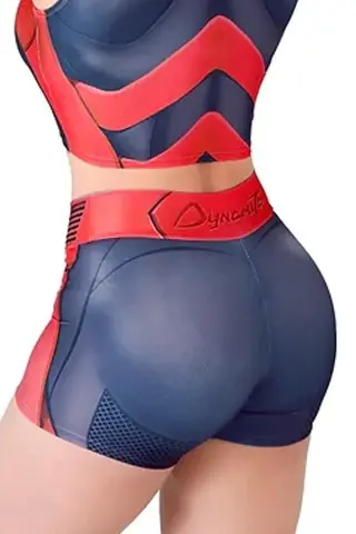 Scarlet Blaze Dynamite Fitness Shorts