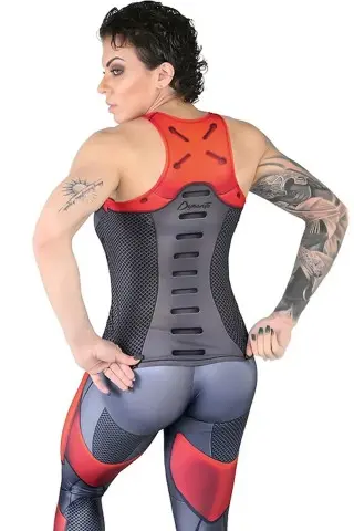 Fitness Tank Dynamite Scarlet Blaze Fitness Tank Dynamite Scarlet Blaze
