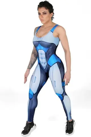 Fitness Jumpsuit Dynamite Scarlet Blaze