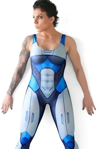 Fitness Jumpsuit Dynamite Scarlet Blaze