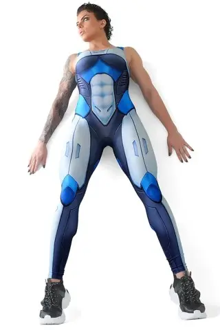 Fitness Jumpsuit Dynamite Scarlet Blaze