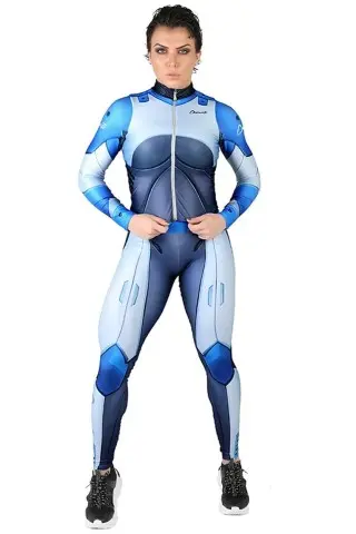 Dynamite Holo Blue Fitness Jacket