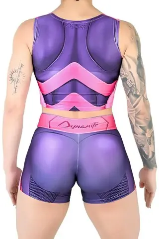 Short Fitness Dynamite Robo Rose Short Fitness Dynamite Robo Rose