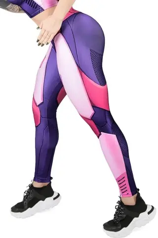 Robo Rose Dynamite Fitness Leggings