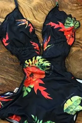 Swimsuit Ripple Red Infant Lily