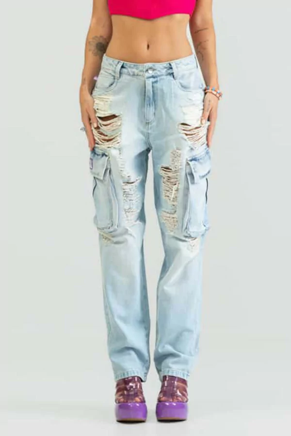 Light Jeans Fashion Pants