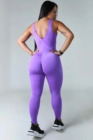 Macacão Fitness Violet Energy Dynamite Macacão Fitness Violet Energy Dynamite