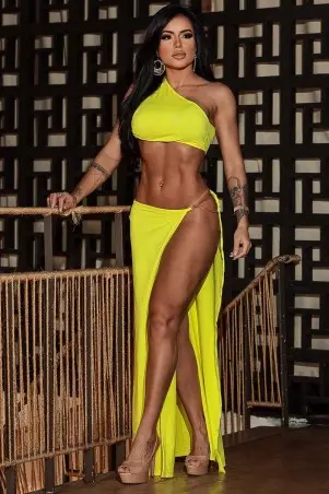 Yellow Skirt Lock Set