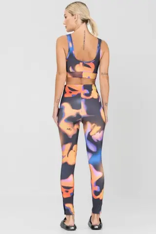 Beachsport Top And Leggings Print Set Labellamafia