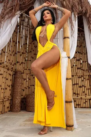Yellow Anuhê Jumpsuit