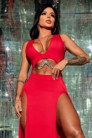 Colar Cristais Clear