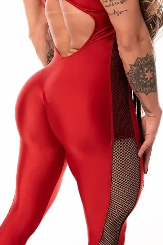 Red Blaze Fitness Jumpsuit Red Blaze Fitness Jumpsuit
