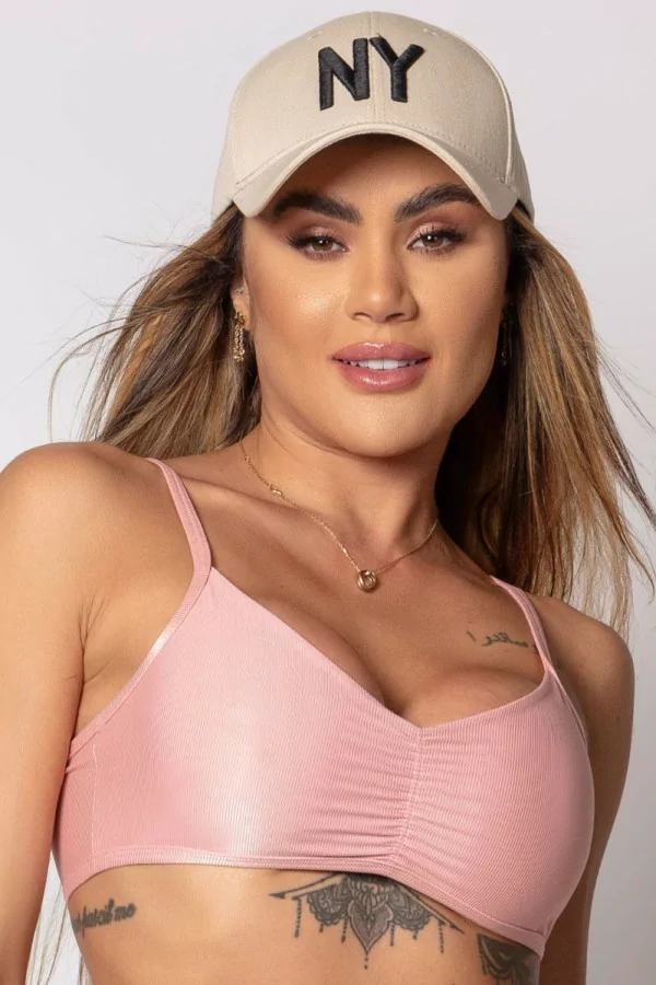 Pink Sporty Style Top