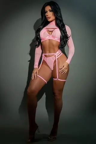 Bolero Anitta Tule Rosa Bebê Bolero Anitta Tule Rosa Bebê