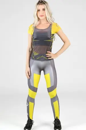 Legging Fitness Yellow Haze Amarelo