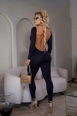 Macacão Milena Preto