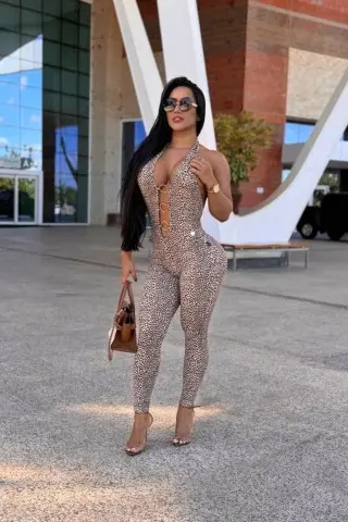 Jaguar jumpsuit with rings Jaguar jumpsuit with rings