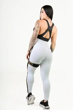 Mage White Fitness Jumpsuit