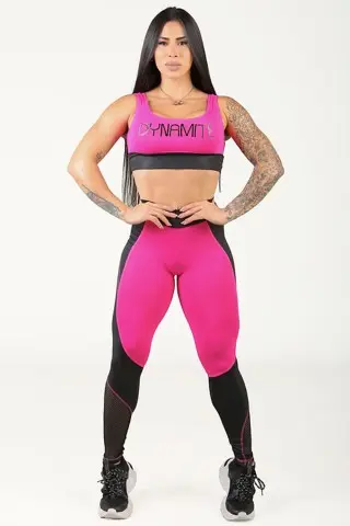 Legging Fitness Maxi Rosa
