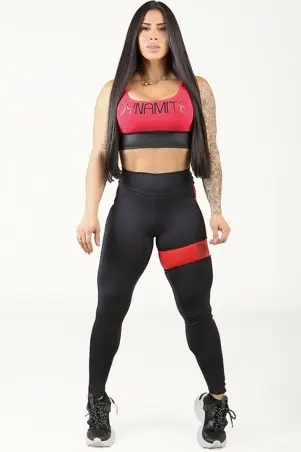 Carmine Red Leggings