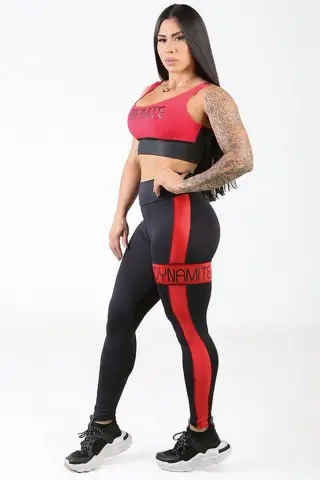 Legging Carmim Vermelho Legging Carmim Vermelho